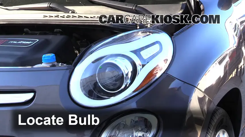 2014 Fiat 500L 1.4L 4 Cyl. Turbo Lights Parking Light (replace bulb)